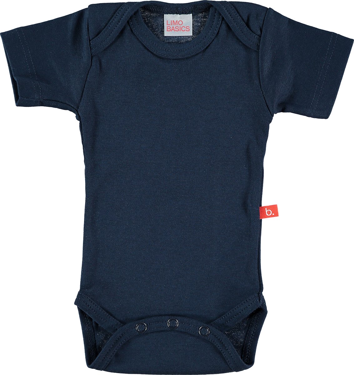 Romper korte mouw bio katoen donkerblauw 50-56