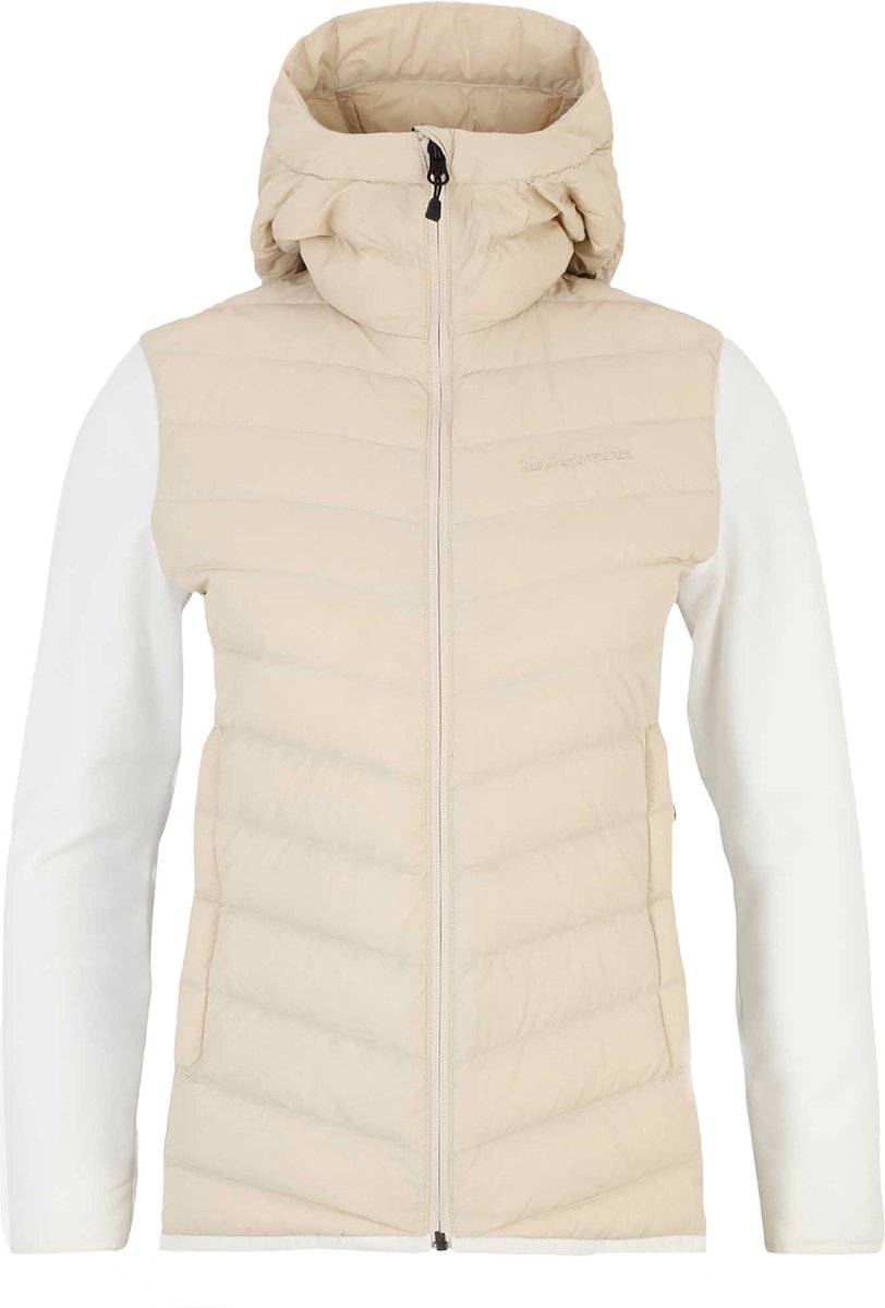 PEAK PERFORMANCE W FROST DOWN HYBRID HOOD Sand fog-L