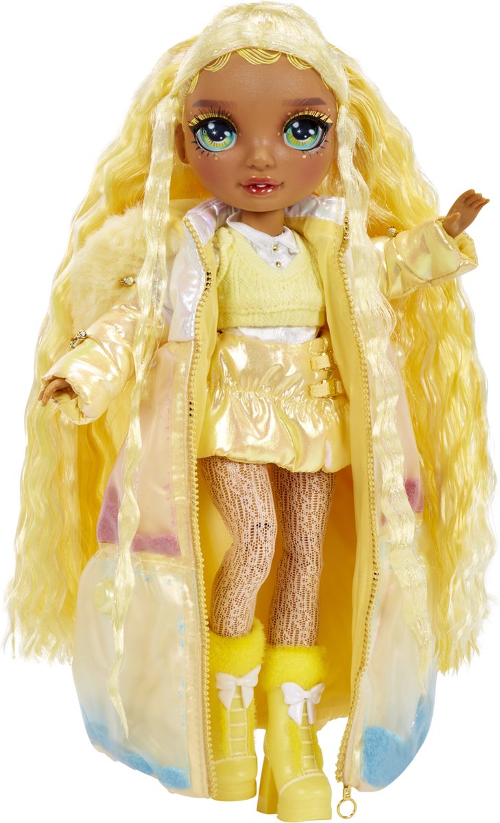 Rainbow High Winter Wonderland pop - Sunny (geel) — afbeelding 10
