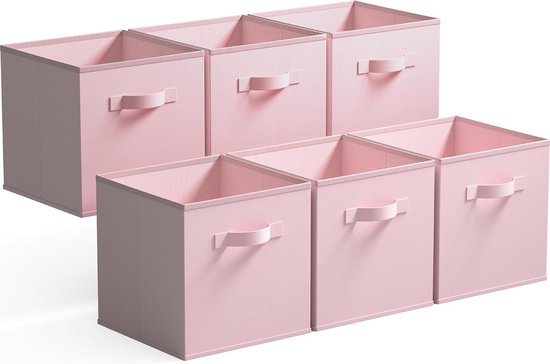 Opvouwbare Opbergkubussen Opvouwbare Stoffen Bakken Multi-Color Organisatoren De