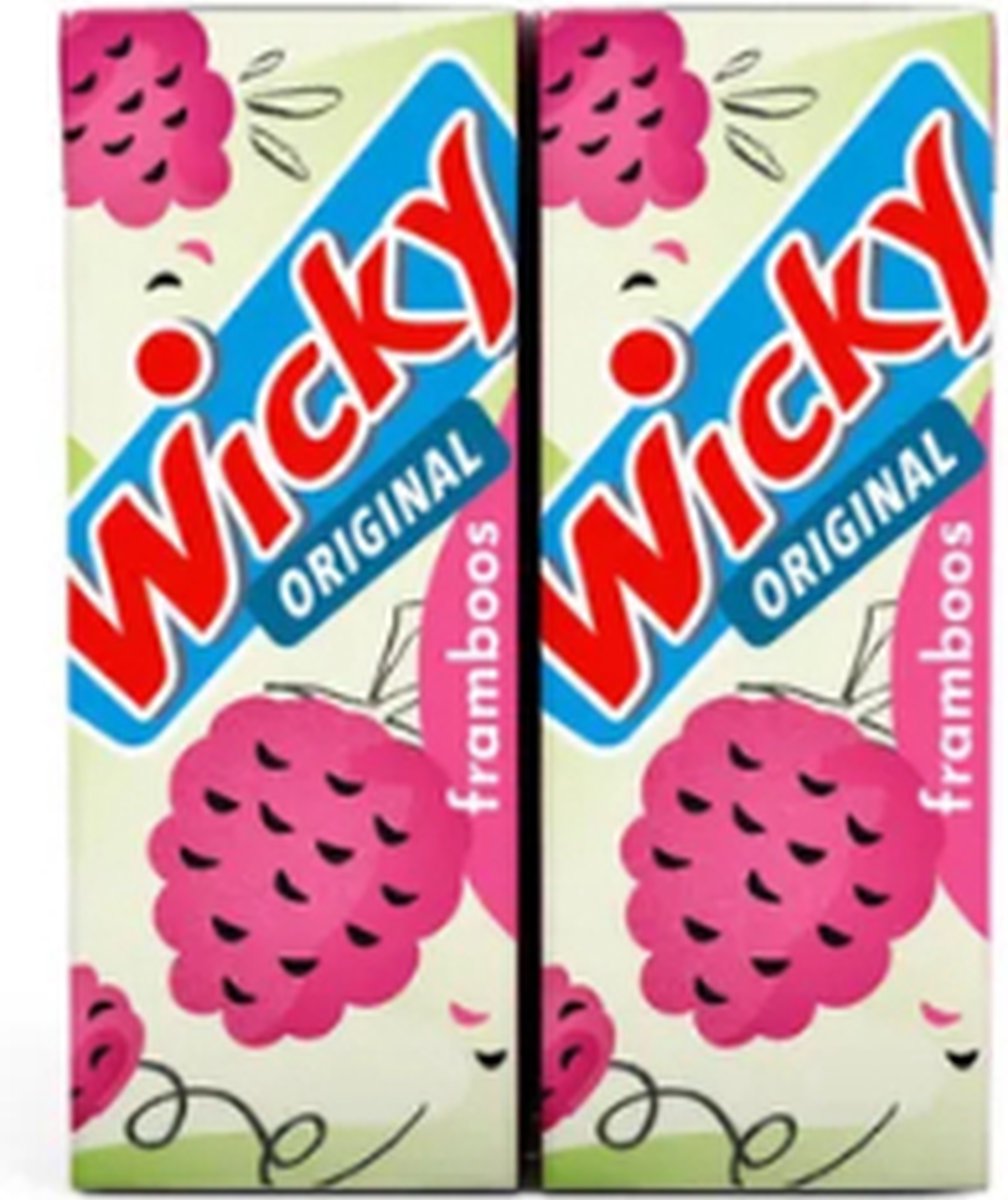 Wicky drink framboos pakje 20cl (5x 6-pack)