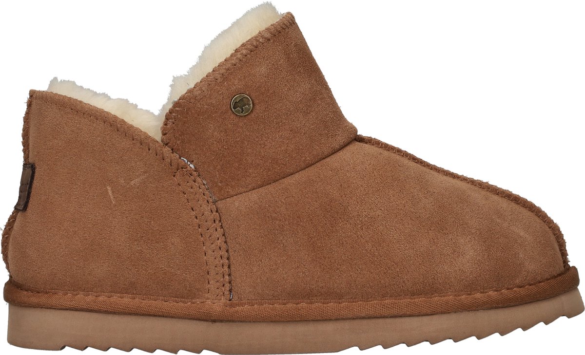 Warmbat Willow Dames Sloffen - Cognac - Maat 44