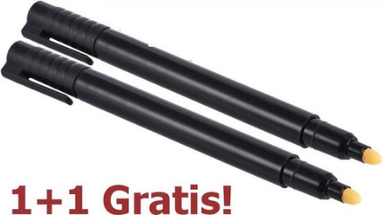 Vals Geld Pen - Nep Geld Detector Stift - Detector Pen - 2 Stuks | bol