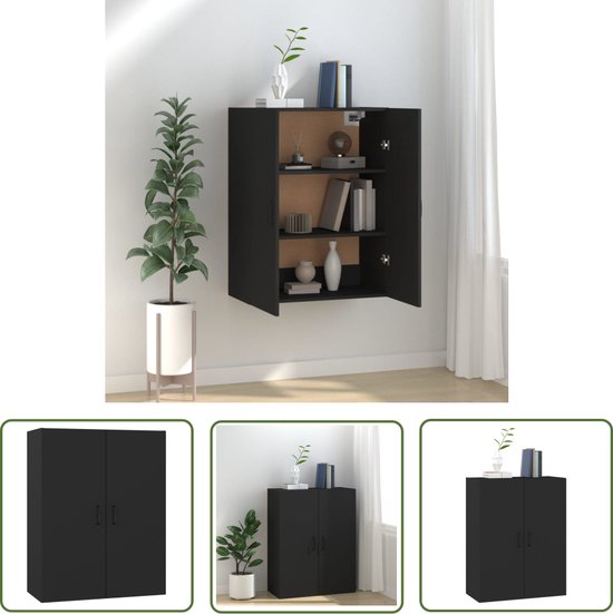 vidaXL Hangkast Riga Artisan Eiken 20 x 29,5 x 80 cm Bewerkt hout