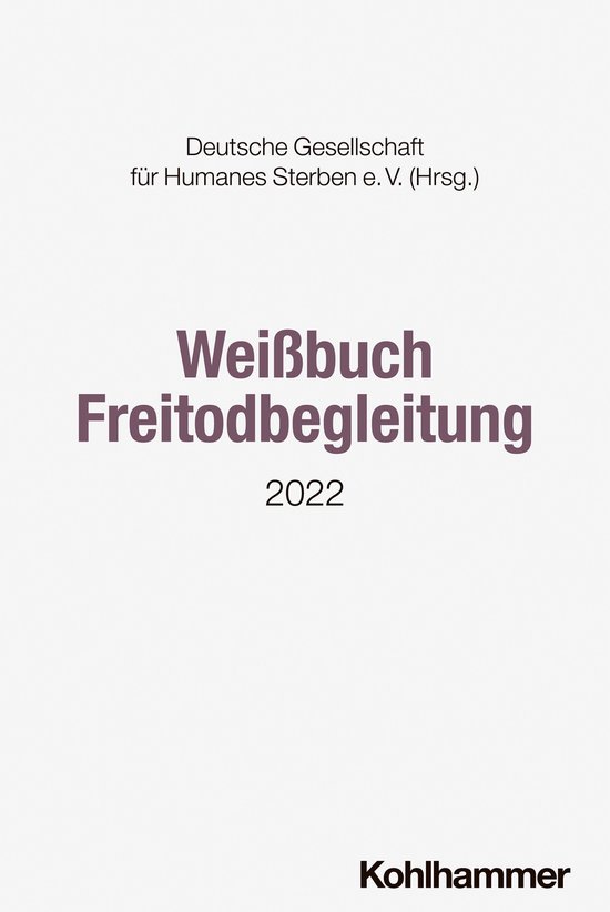 Weißbuch Freitodbegleitung - cover