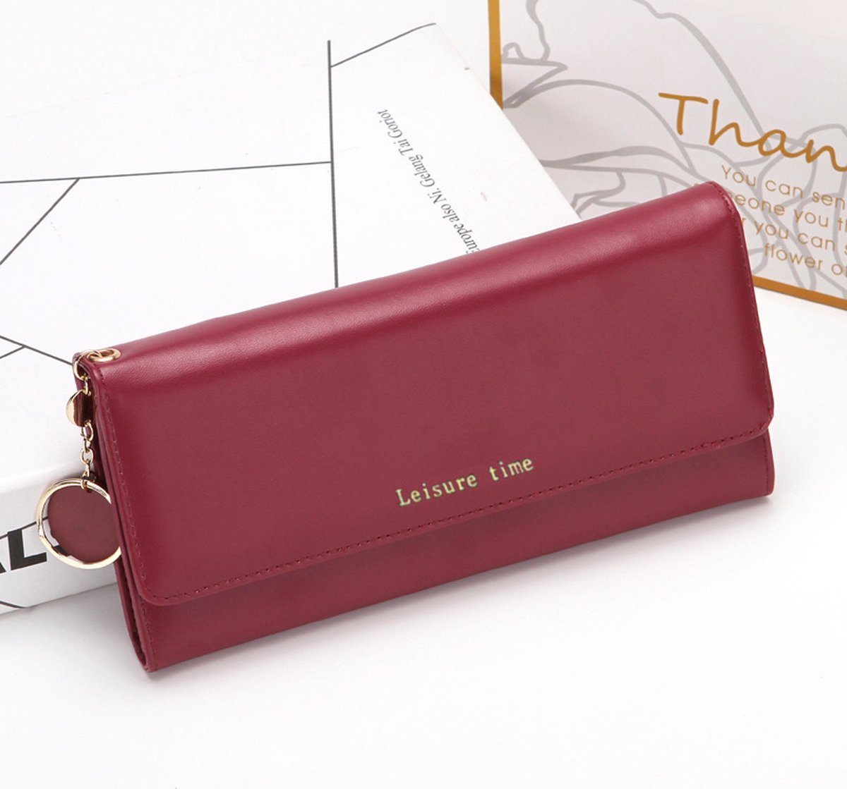 Portemonnee Dames, Portemonnee, Portemonnees, Portefeuille Dames, Dames Pasjes Houder, Card Holder Wallet, Portefeuille, Portefeuille Dames Met Kaarthouders, Creditcardhouder, Pasjeshouder Vrouwen, Moederdag, Valentijnsdag, Verjaardag, ROOD