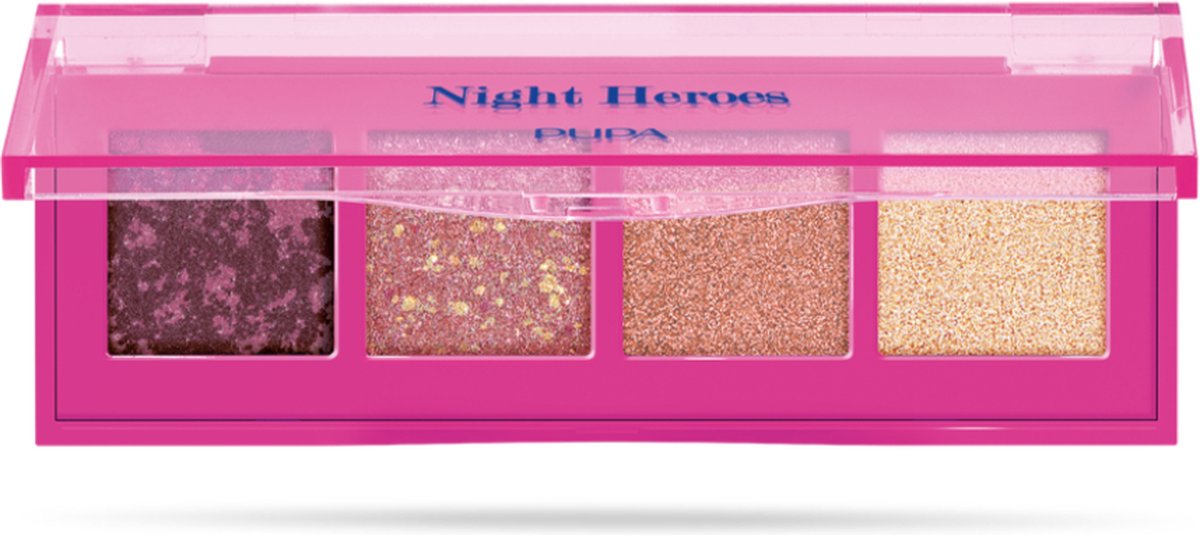 Goedkoopste Pupa Milano - Night Heroes 4 multi-finish eyeshadow palette - 002 - 5.2 gram