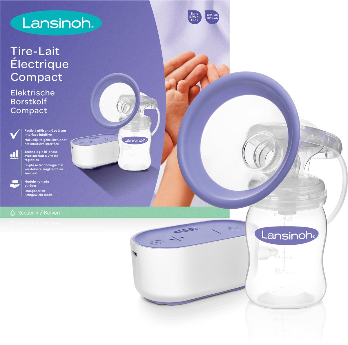 Goedkoopste Lansinoh - Elektrische borstkolf - Compact