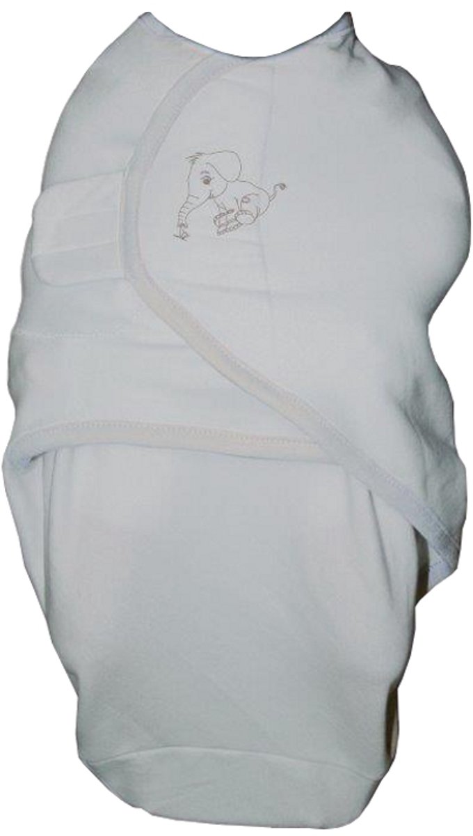 Bo Jungle - Inbakerdoek - Inbakerslaapzak - Swaddle - Vanaf 4 maanden - Wrap Wit Panda Large