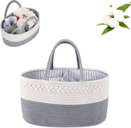 Culinavog Baby-organizer-mand, luierorganizer met uitneembare vakken Culinavog Baby-organizer-mand, luierorganizer met uitneembare vakken