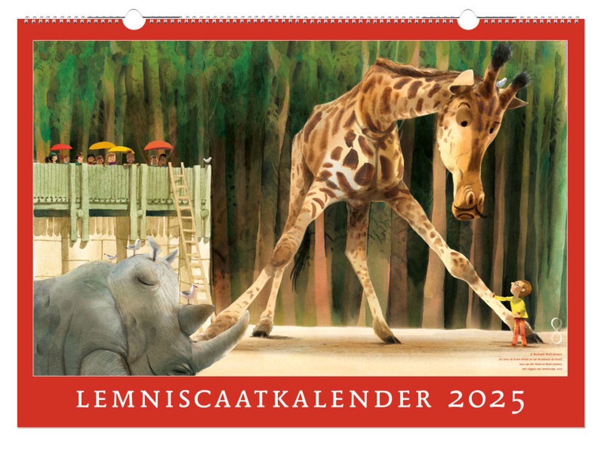 Maandkalender 2025 | Strak vierkant design | Zoedt.nl