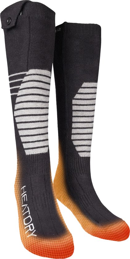 HEATDRY® Clothing - Verwarmde Sokken - ExtremeTherm App - Zwart - Maat 43-46