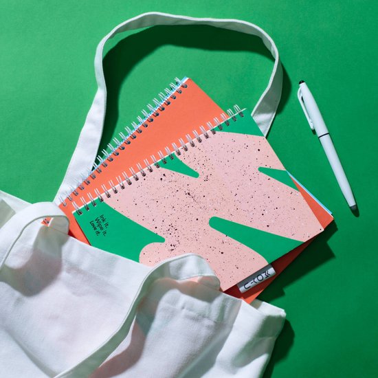 MOYU - Flashy Moss Notebook - Carnet effaçable A4 Hardcover