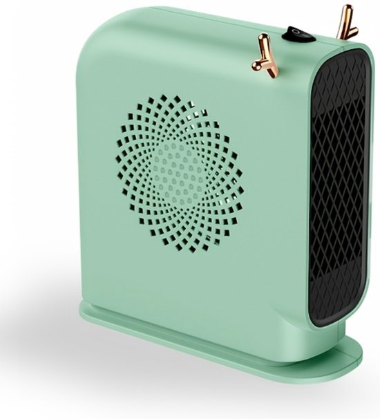 Bovista Elektrische Kachel - Haard - Heater - Mini Kachel - Bureau - Groen