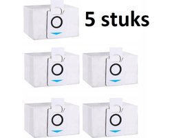 5 x stofzakken geschikt voor de Ecovacs Deebot X1 OMNI / T10 OMNI / X1 TURBO - Vuilafvoerzakken - Grote Capaciteit Stofzuigerzak - Hoogwaardige vervanging - Compatibel met model: Ecovacs: Deebot X1 OMNI T20 OMNI T10 OMNI X1 Turbo -5 stuks afvalzak