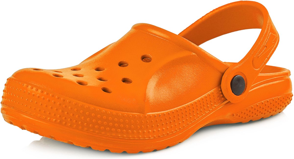 Ladeheid Clogs Kinderen Tuinschoenen Lichte Kinderschoenen Oranje 34 LA-KL