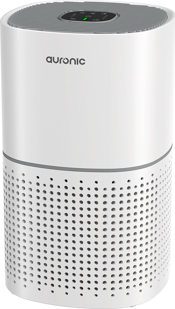 Auronic Luchtreiniger Fresh - Met HEPA 13-filter - 225 m³/u - 45 m² - Koolstoffilter - 3 Standen - Air Purifier - Wit