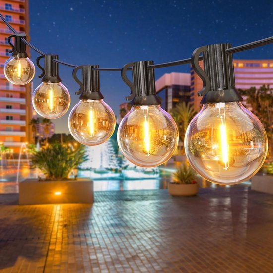 Sfeerverlichting Lichtsnoer Buiten LED Buiten Lichtslingers Voor sfeerverlichting-lichtsnoer-buiten-led-buiten-lichtslingers-voor