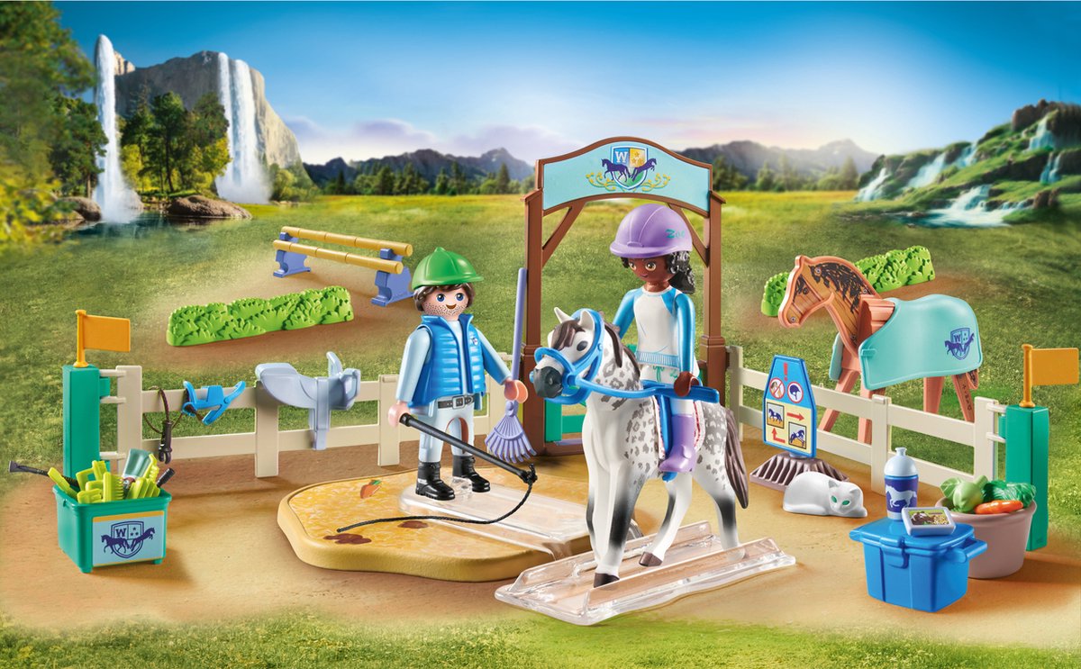 PLAYMOBIL Horses of Waterfall Moderne paardrijschool - 71637 — afbeelding 2
