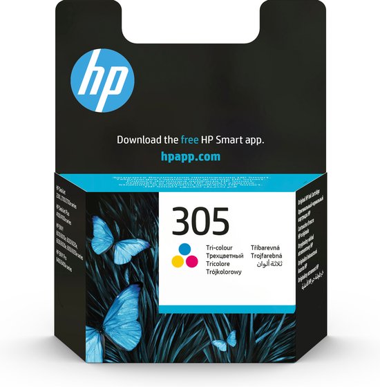 HP Cartridge - 305 Origineel Cyaan - Magenta - Geel