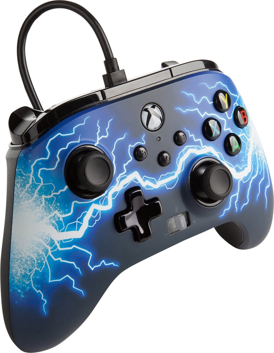 PowerA Geavanceerde Bedrade Controller - Xbox Series X + S & Xbox One - Arc Lightning – foto 8