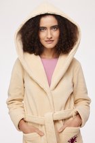 Peignoir Woody femme - beige - 242-12-YNA-C/207 - taille M