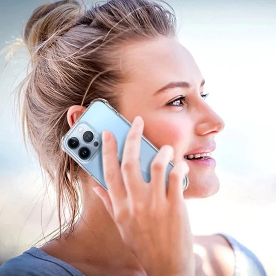 Coque antichoc KKG - Coque arrière Crystal Convient pour : Apple iPhone 12 Pro| Bumper arrière en PC et TPU avec 1x protecteur d'écran