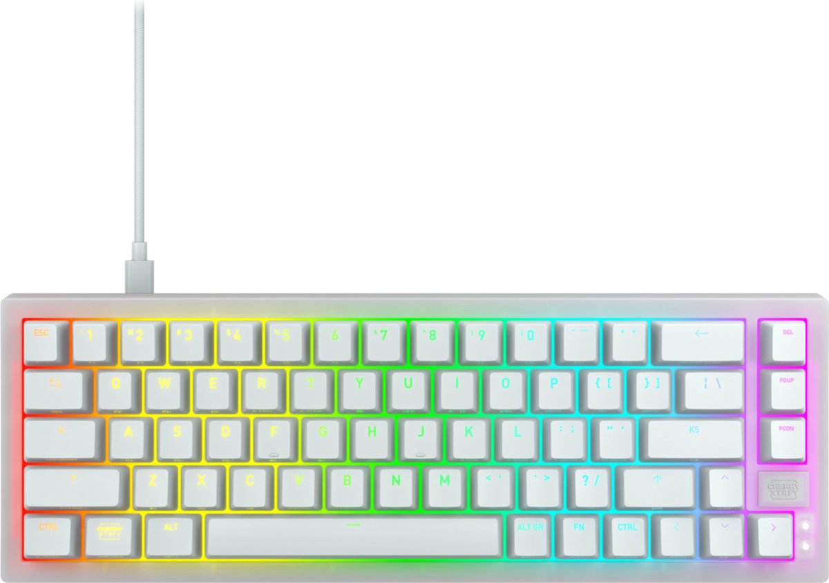 CHERRY XTRFY K5V2 65% keyboard, white