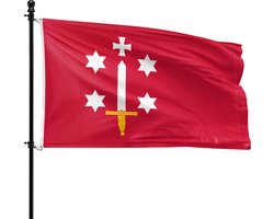 VlagDirect - Haarlem vlag - Gemeente Haarlem vlag - 90 x 150 cm.