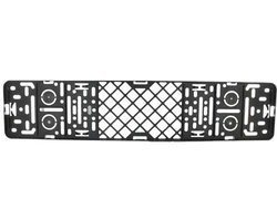 1 + 1 Gratis Kentekenplaathouder voor Auto - Zwart 52 x 11 cm - push - voor NL en BE.