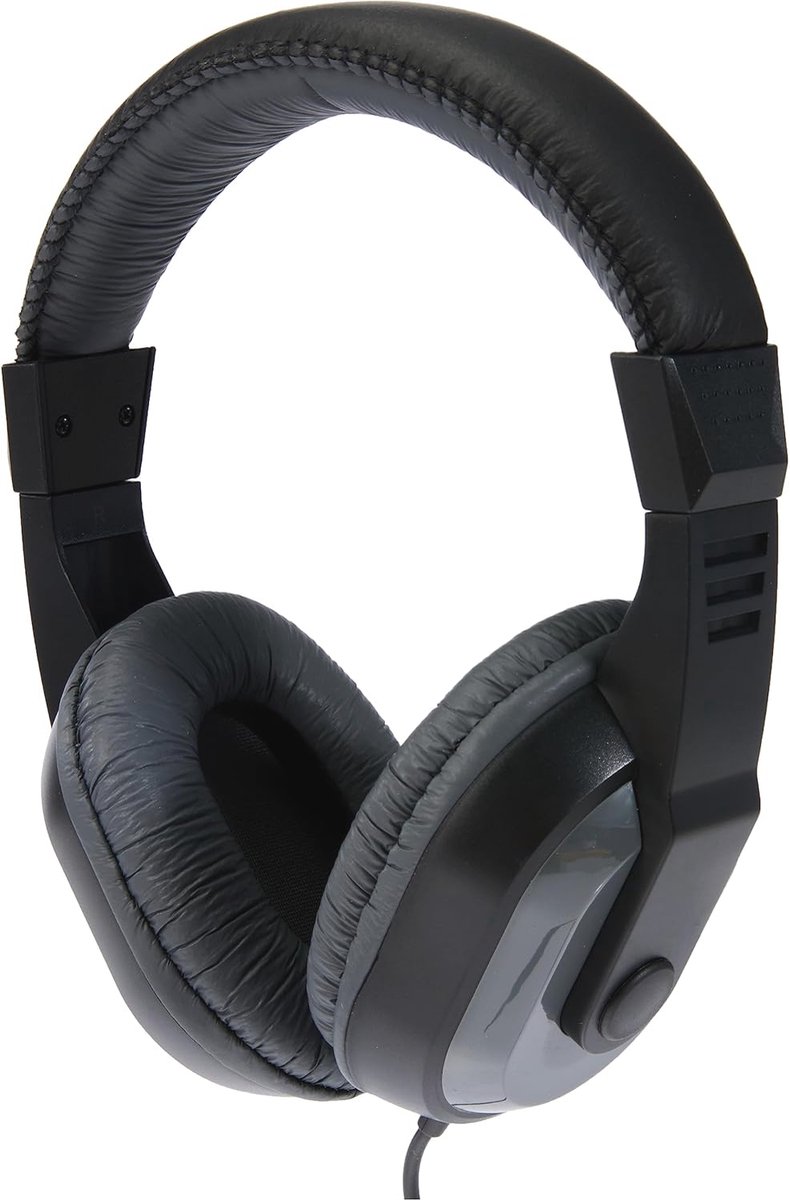 Over-ear hoofdtelefoon met kabel en 3,5 mm jack - Gevoerde koptelefoon voor muziek en tv