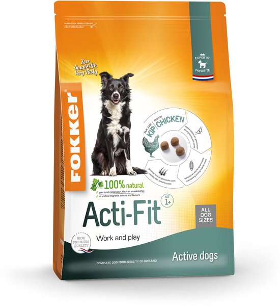 Fokker Acti-Fit - Hondenvoer - 2.5 kg