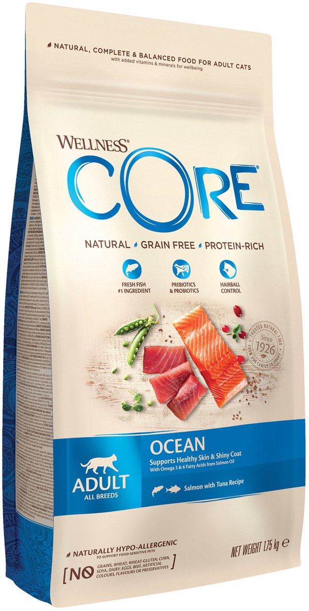 Wellness Core Grain Free Cat Ocean Zalm & Tonijn - Kattenvoer - 1.75 kg