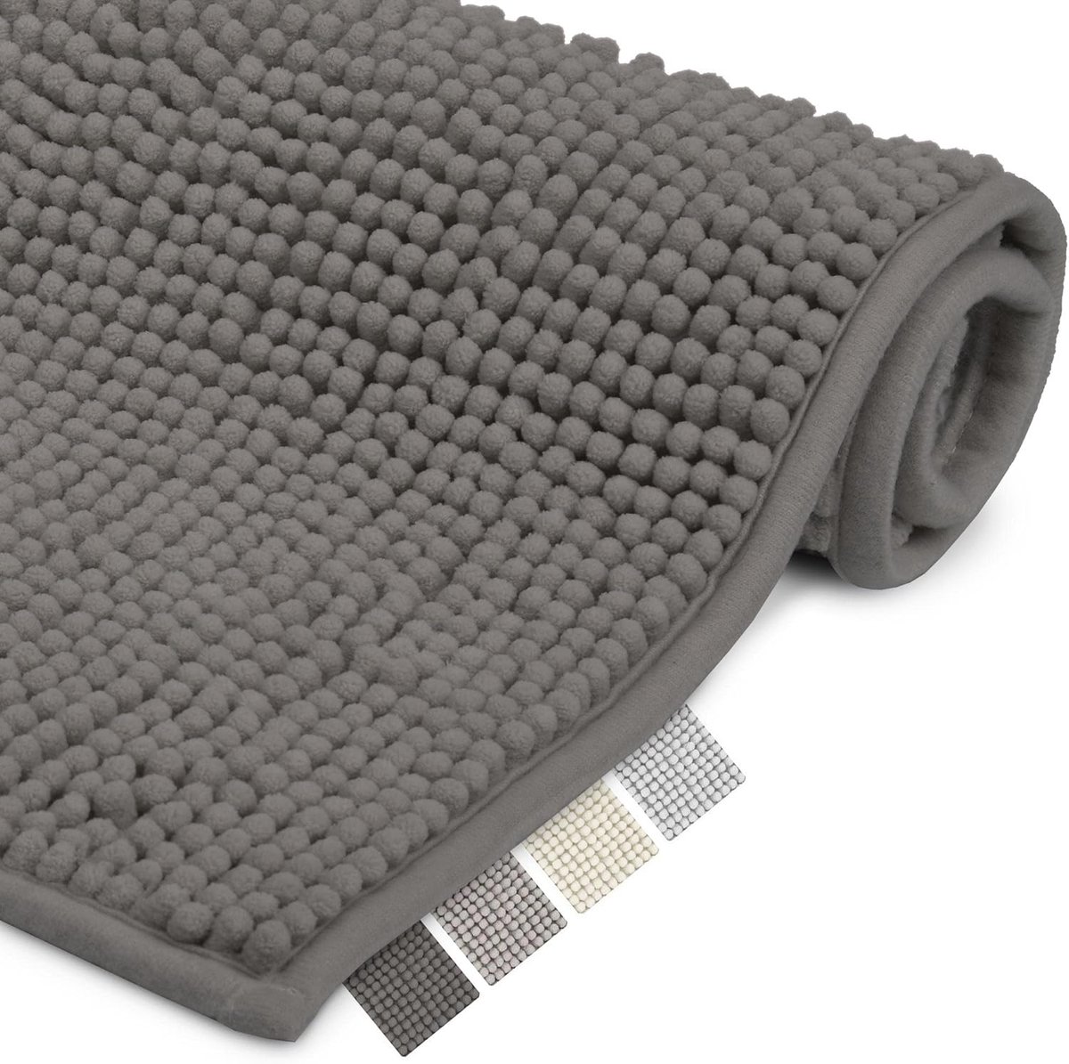 Anti-Slip Badmat Chenille 70x120cm - Absorberend en Geschikt voor Vloerverwarming - Veiligheid in Badkamer