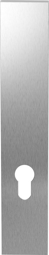 Partie trou GPF plaque arrière longue rectangulaire 218x40x8.5mm sans trou de manivelle PC72