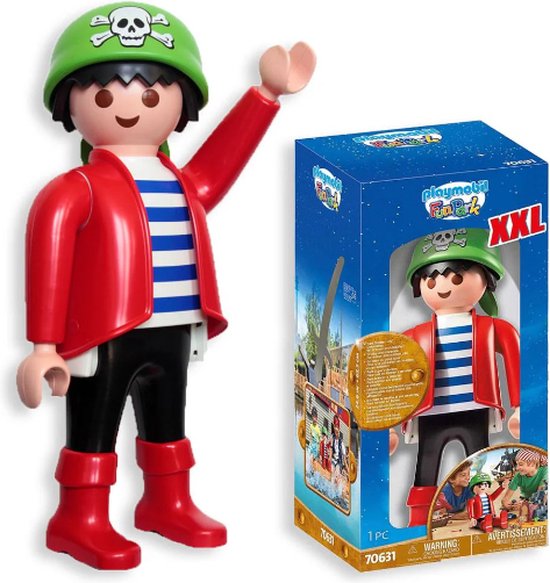 PLAYMOBIL XXL Piraat Rico 62 cm | bol