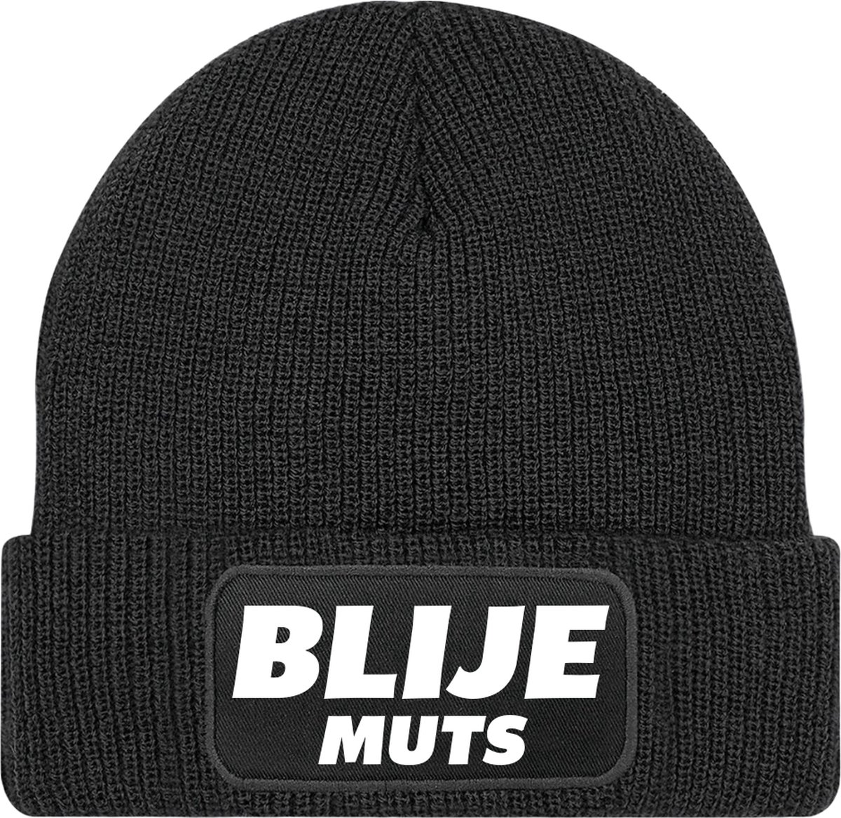 Muts voor dames en heren-one size-leuk cadeau voor een blij ei-cadeau man vrouw-Blije Muts