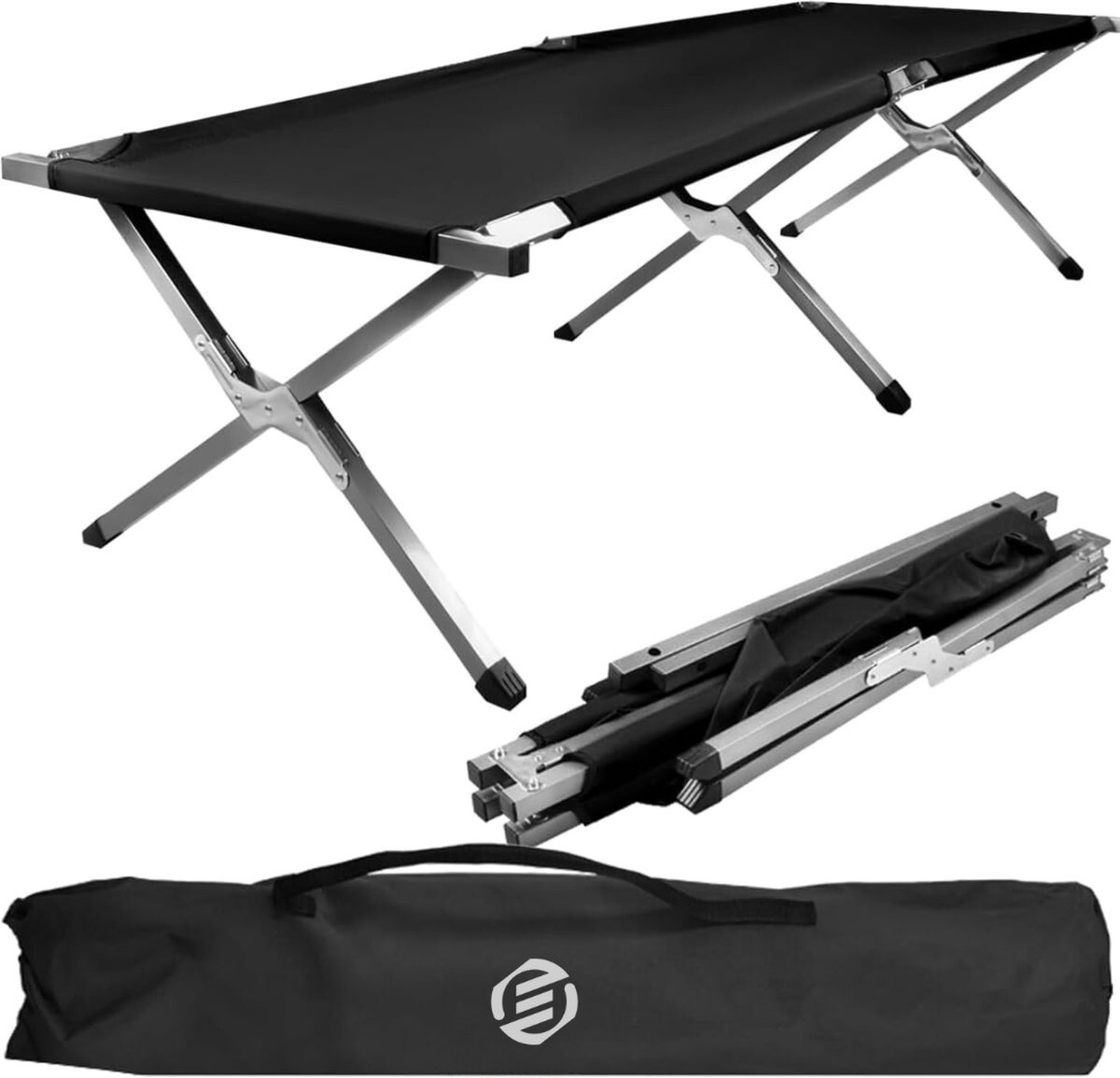 Equivera Veldbed - Kampeerbed - Veldbedden - Veldbed Kamperen - Kampeermatras