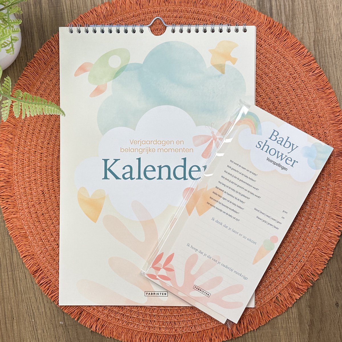 Fabrikten Babyshower invulkaarten + Belangrijke momenten kalender