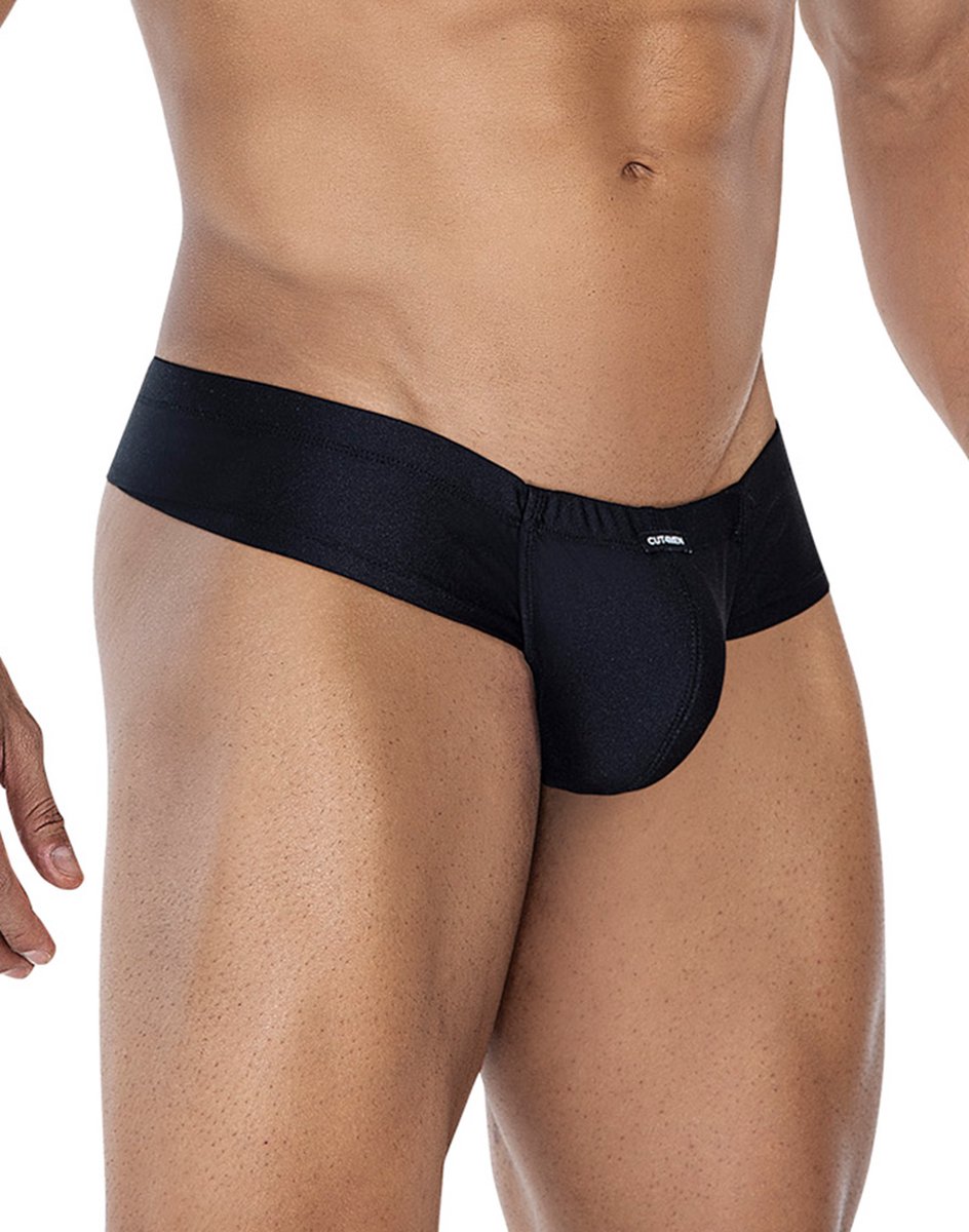 Goedkoopste Cut4Men - Spandex Sexy Hybrid Herenslip - Zwart - Maat L