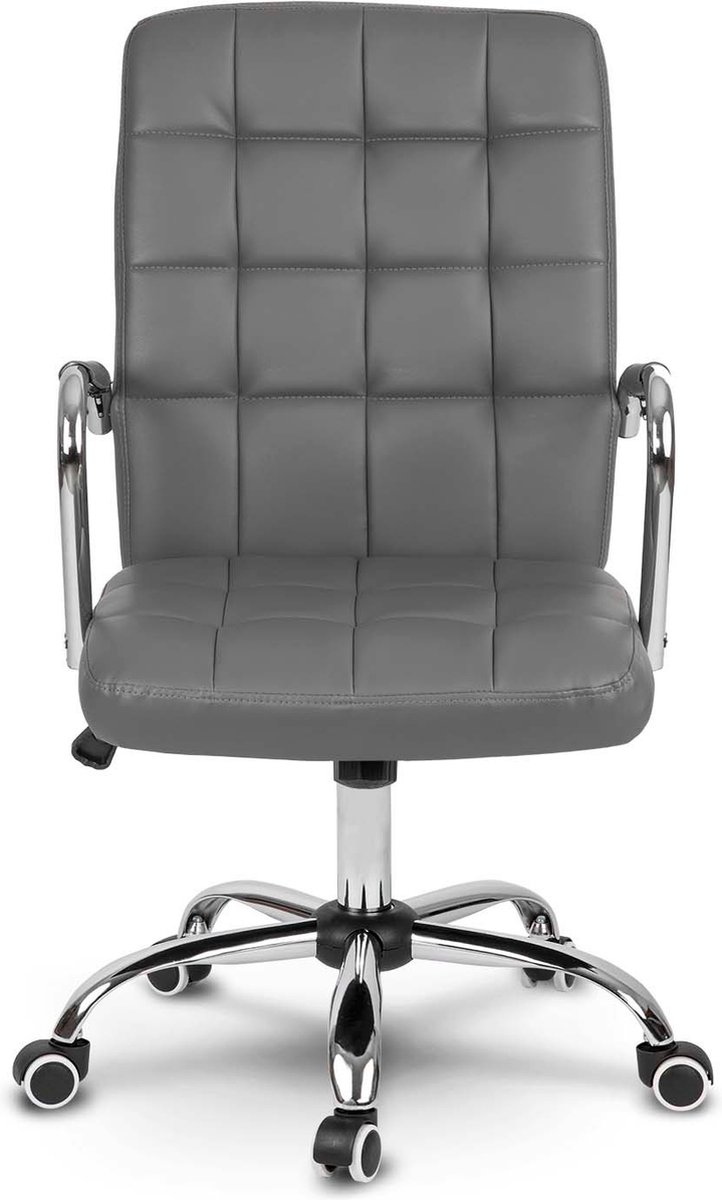 Sofotel Benton – Luxe Bureaustoel – Grijs Eco-leder