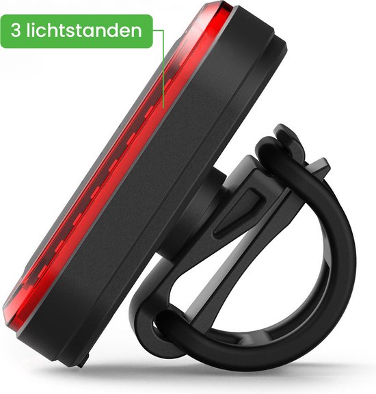 Lightyourbike ® CLIP PRO - Achterlicht Fiets - Fietsverlichting LED & Oplaadbaar - Fietslampje - 50 Lumen — afbeelding 2