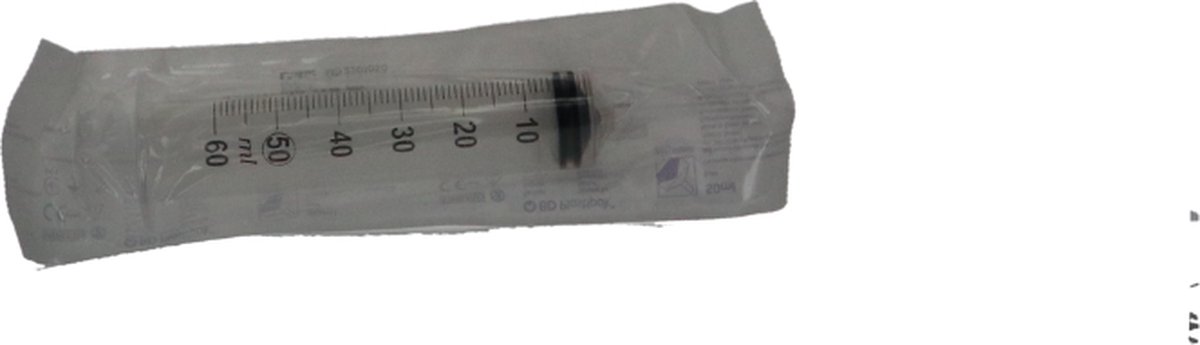 Goedkoopste BD Plastipak injectiespuit 50ml 3-delig 60 stuks (300866