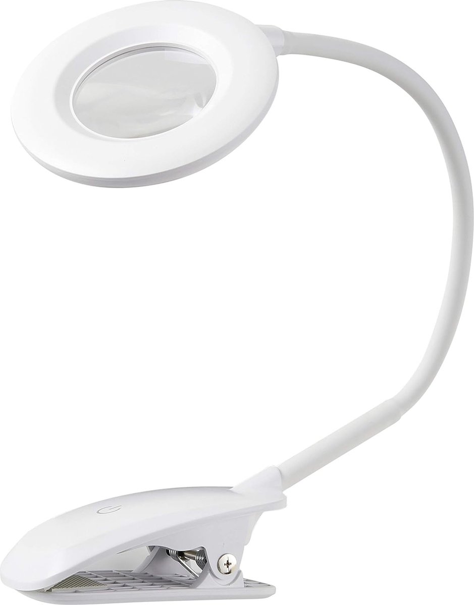 Draadloze Vergrootlamp met Accu - 3x Vergroting en 3-Traps Dimbaar