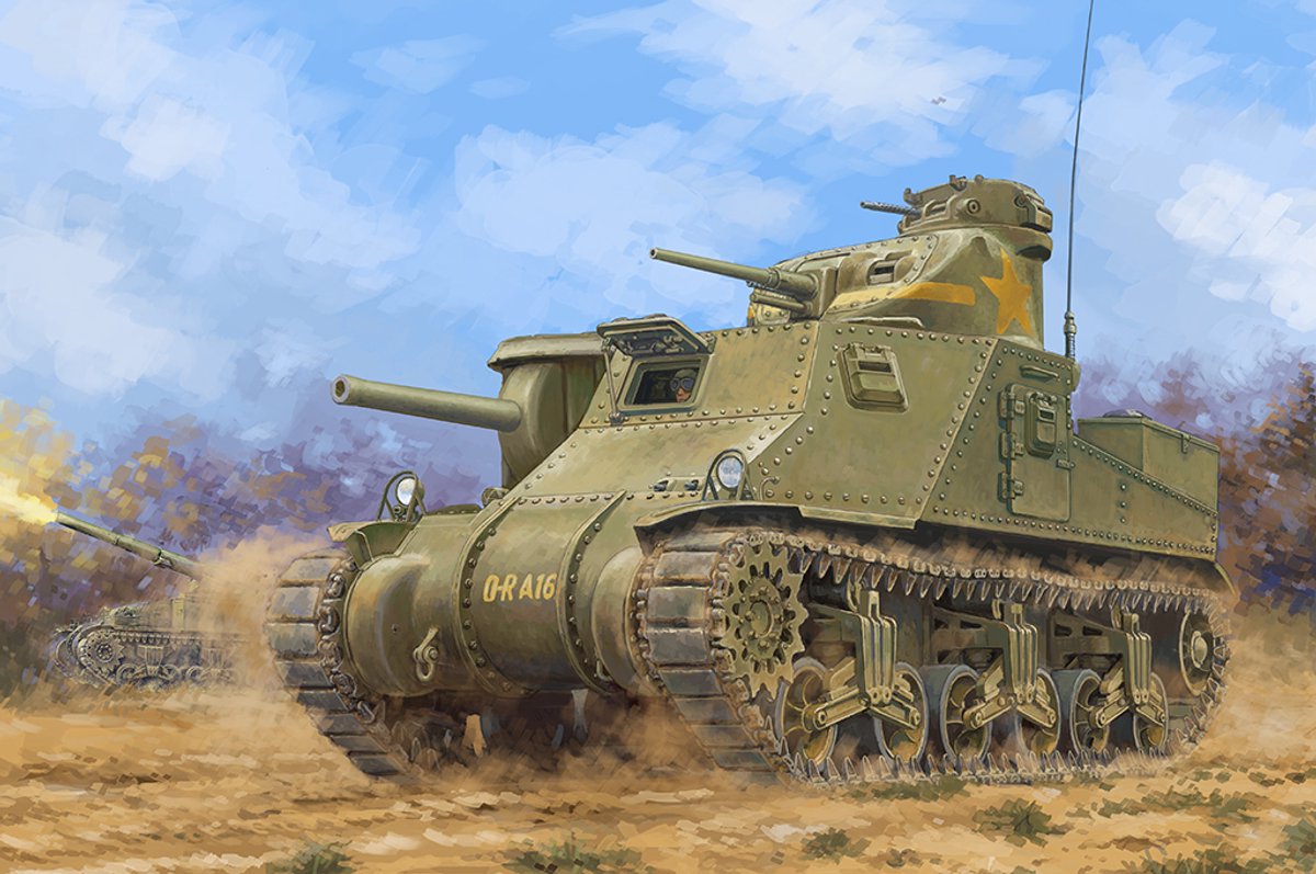 Trumpeter Modelbouwpakket Militaire voertuigen - 63521 M3 Lee Medium Tank Plastic - 1:35 - Modelbouw