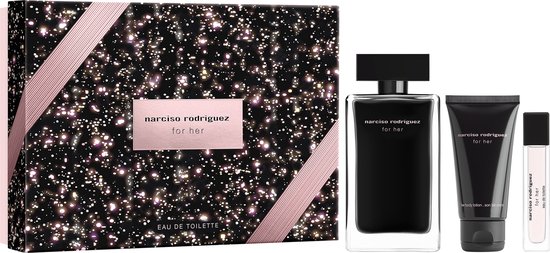 NARCISO RODRIGUEZ - For Her Eau de Toilette Fragrance Set - 3 st - Dames set eau de toilette