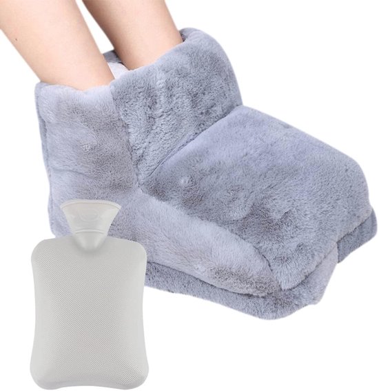 Voetwarmer met Warmwaterkruik - Zacht en Comfortabel voor Koude Voeten in de Winter (1