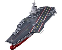 Sluban ModelBricks XL Fujian Vliegdekschip bouwspeelgoed - Constructiespeelgoed modelbouw - bouwdoos met 1312 bouwstenen - M38-B1188 vanaf 12 jaar