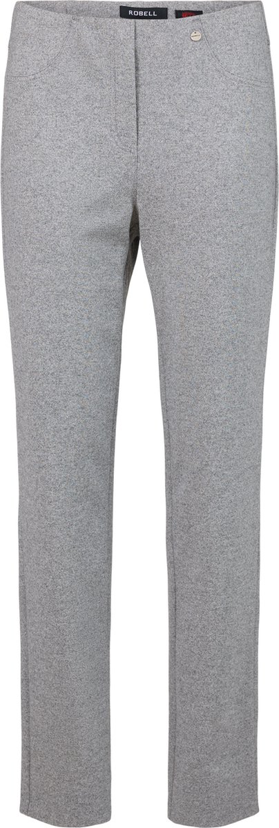 Robell Bella Flanelle Warme Winter Pantalon LichtGrijs Melee Maat 46
