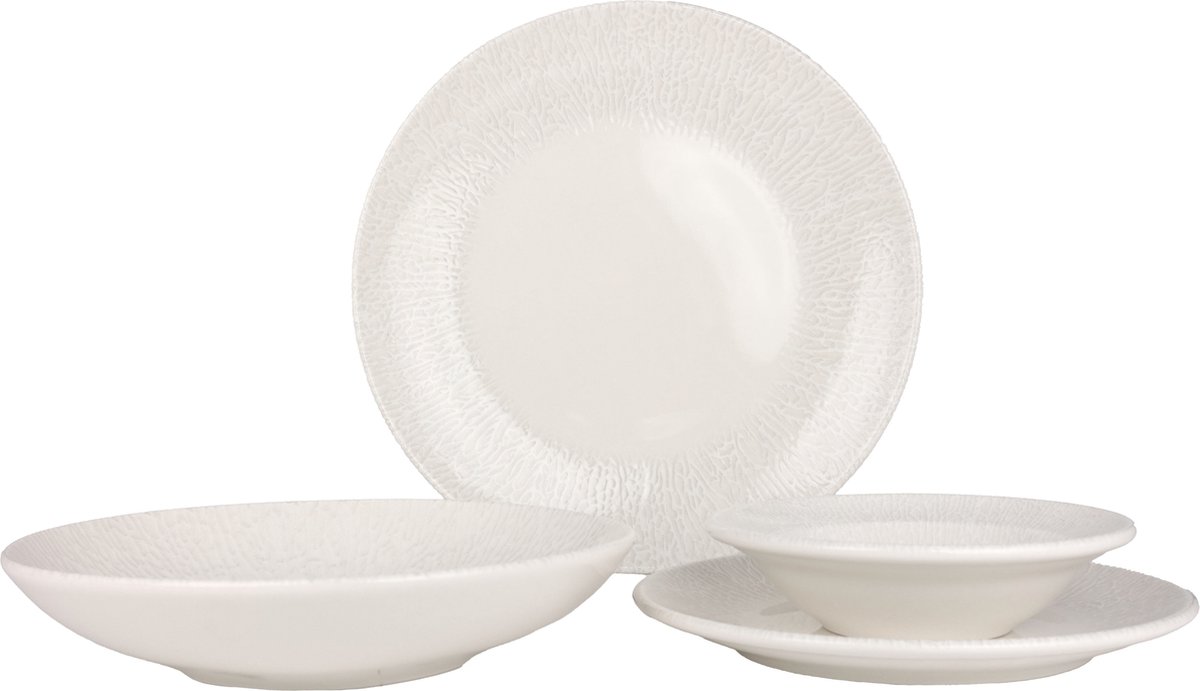 Bonna Serviesset (Large) - Radix - 24 delig - 6 persoons - Porselein